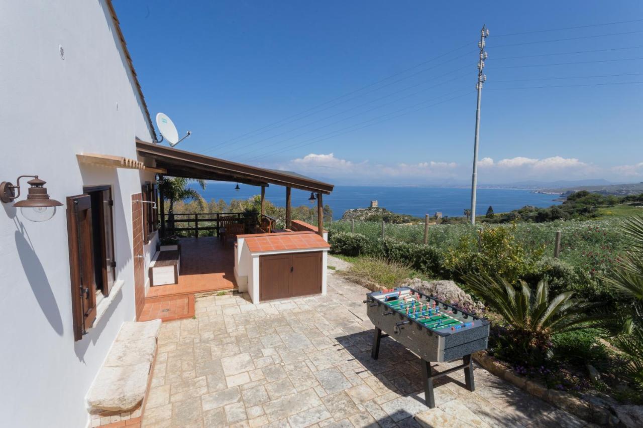 Villa Valmar Scopello Castellammare del Golfo Bagian luar foto